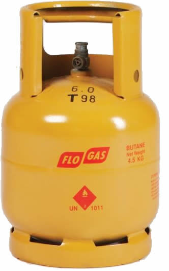 Flogas 4.5kg butane cylinder